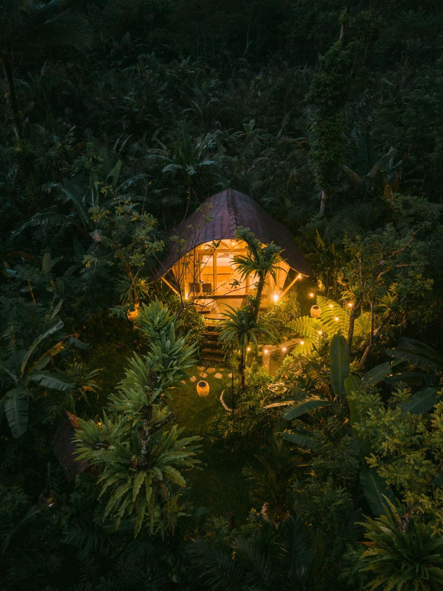 Вілла Arcada Bali Bamboo House Сідемен Екстер'єр фото