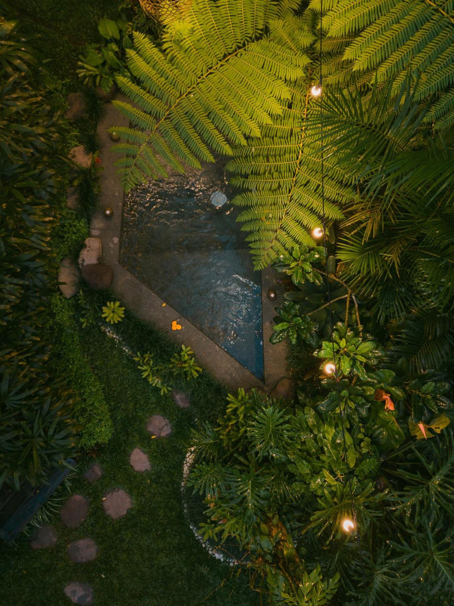 Вілла Arcada Bali Bamboo House Сідемен Екстер'єр фото