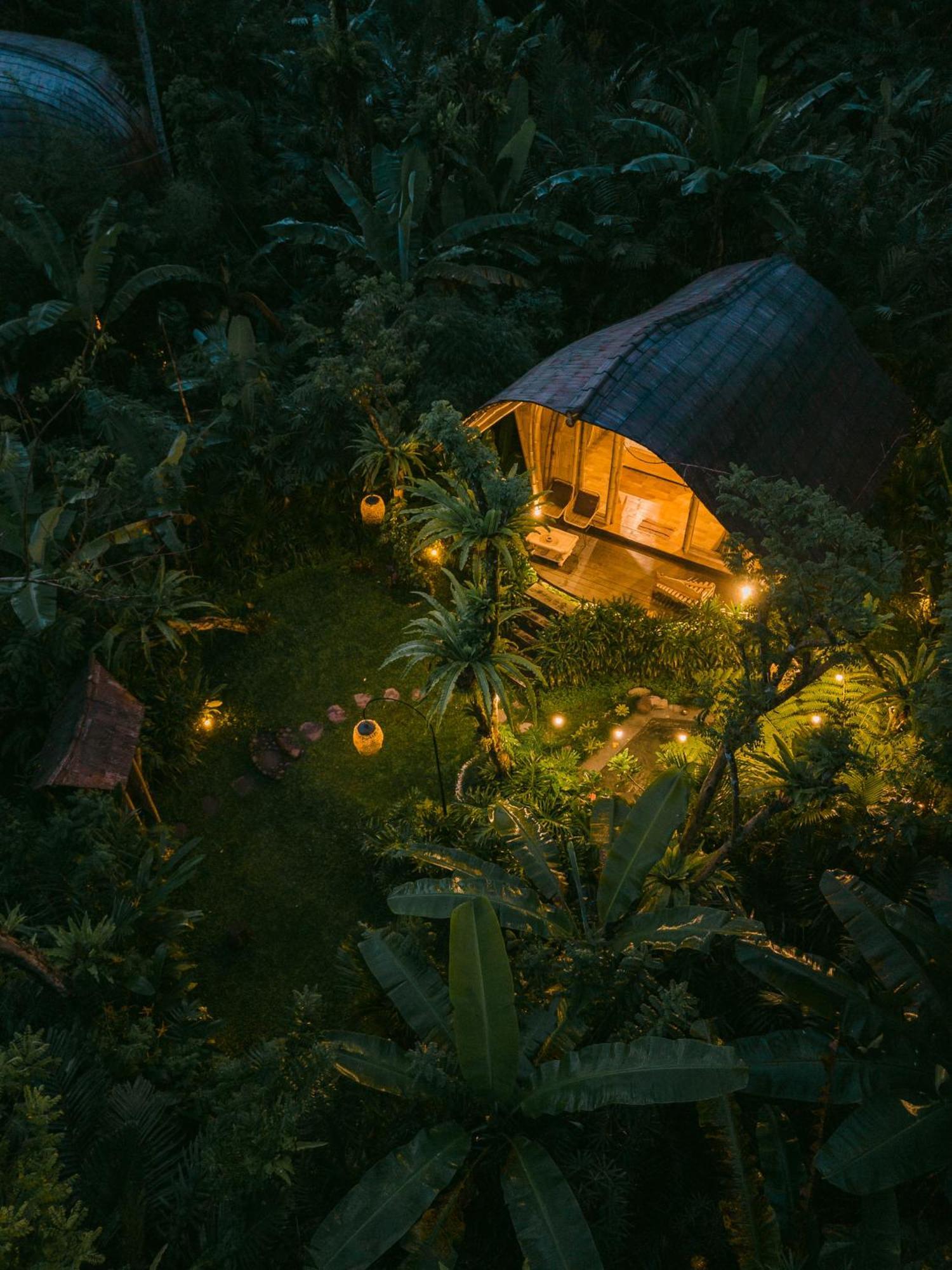 Вілла Arcada Bali Bamboo House Сідемен Екстер'єр фото