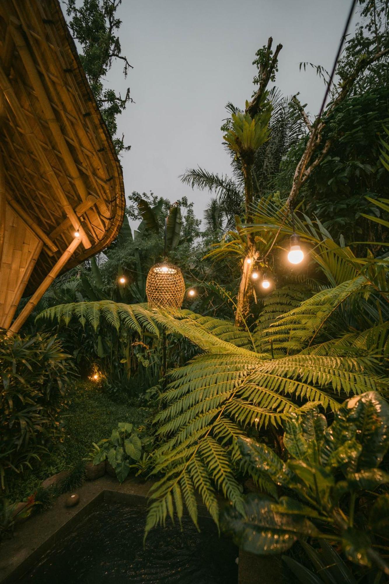 Вілла Arcada Bali Bamboo House Сідемен Екстер'єр фото
