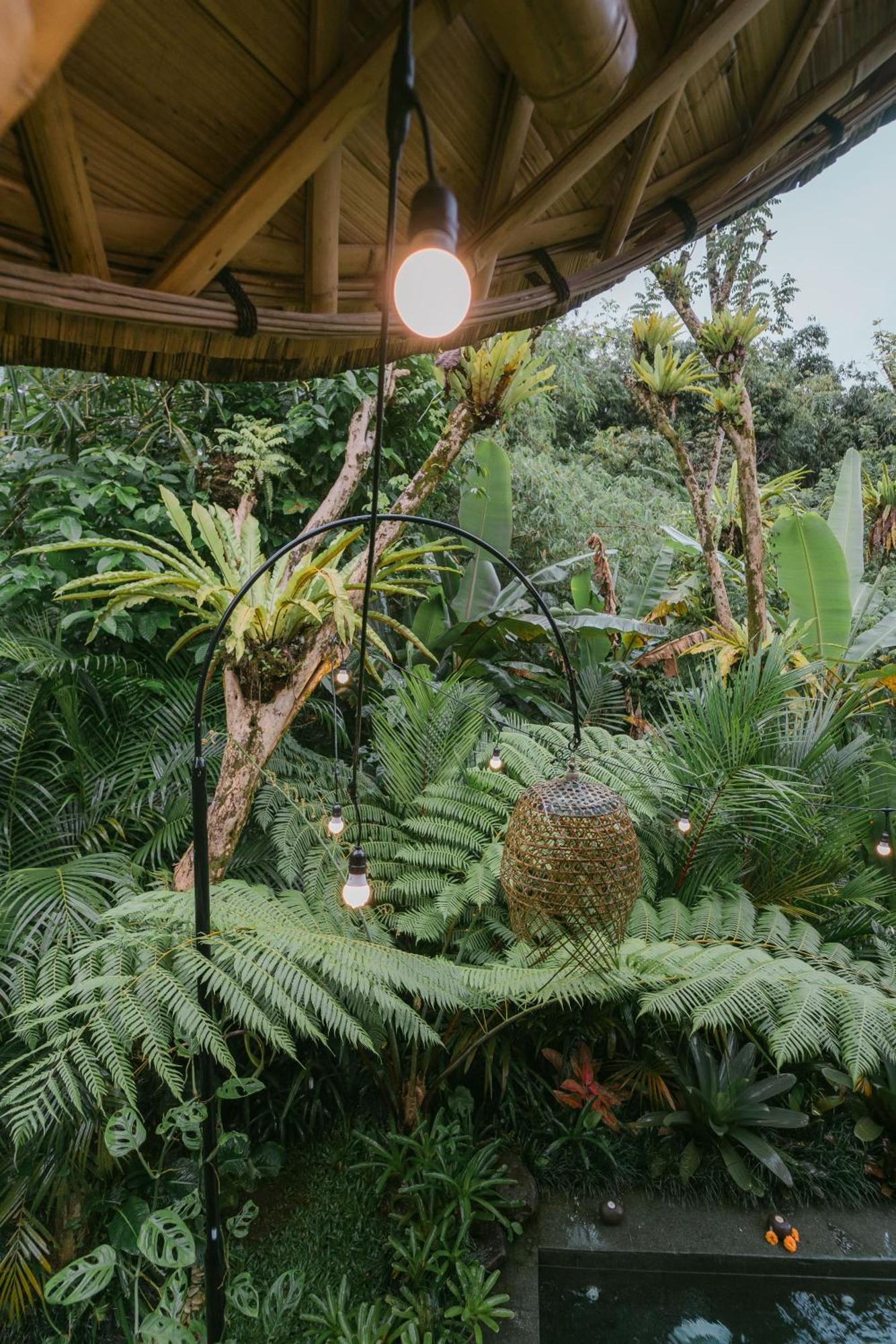 Вілла Arcada Bali Bamboo House Сідемен Екстер'єр фото