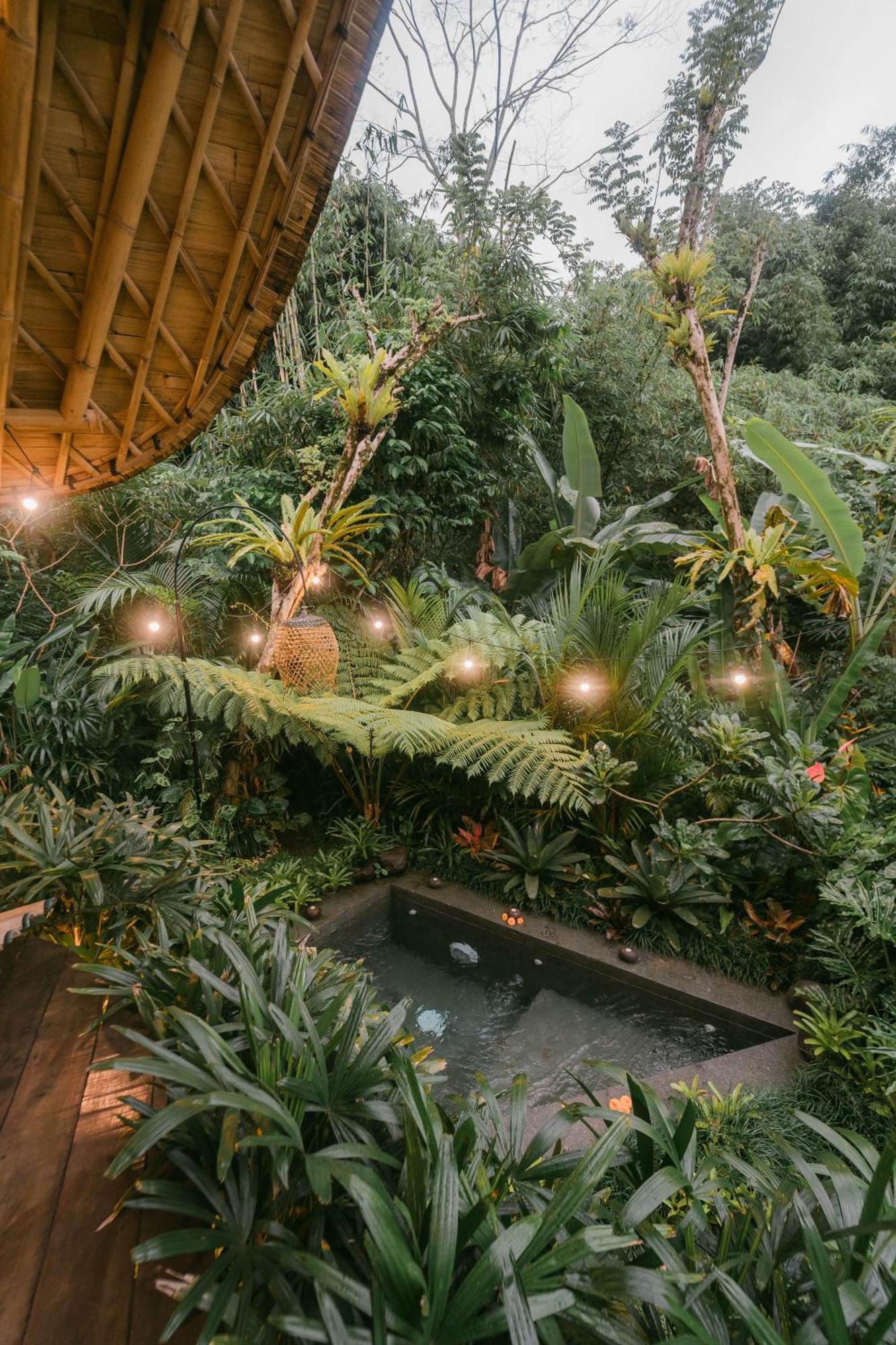 Вілла Arcada Bali Bamboo House Сідемен Екстер'єр фото