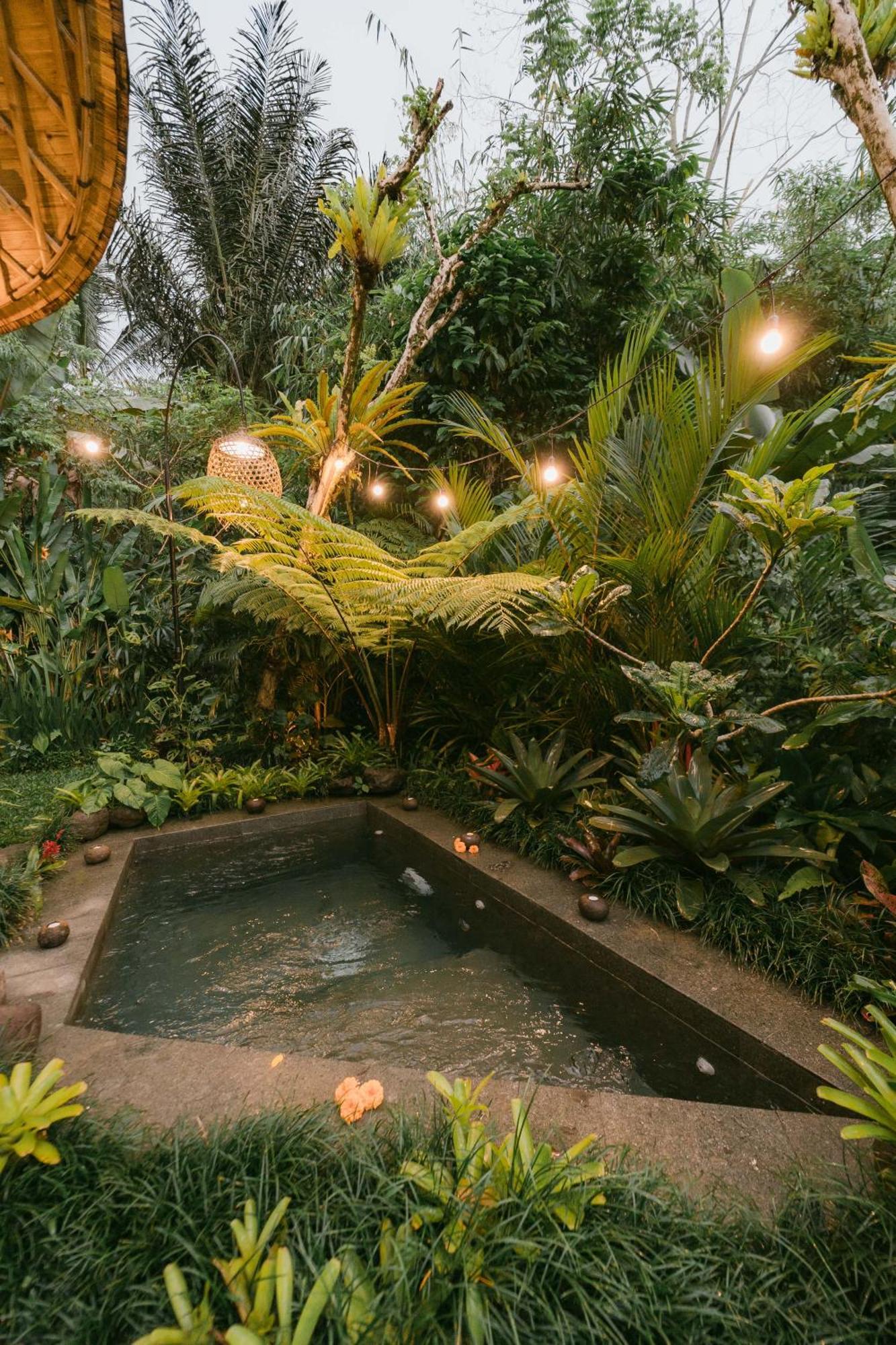 Вілла Arcada Bali Bamboo House Сідемен Екстер'єр фото