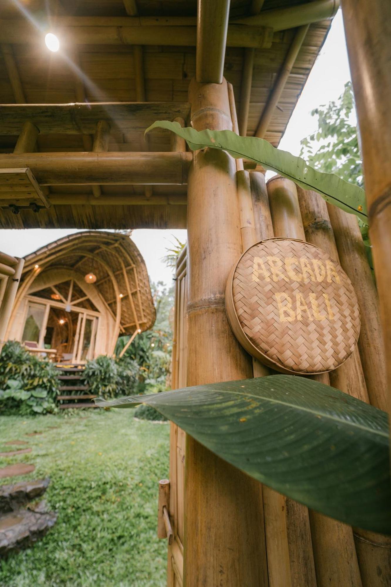 Вілла Arcada Bali Bamboo House Сідемен Екстер'єр фото