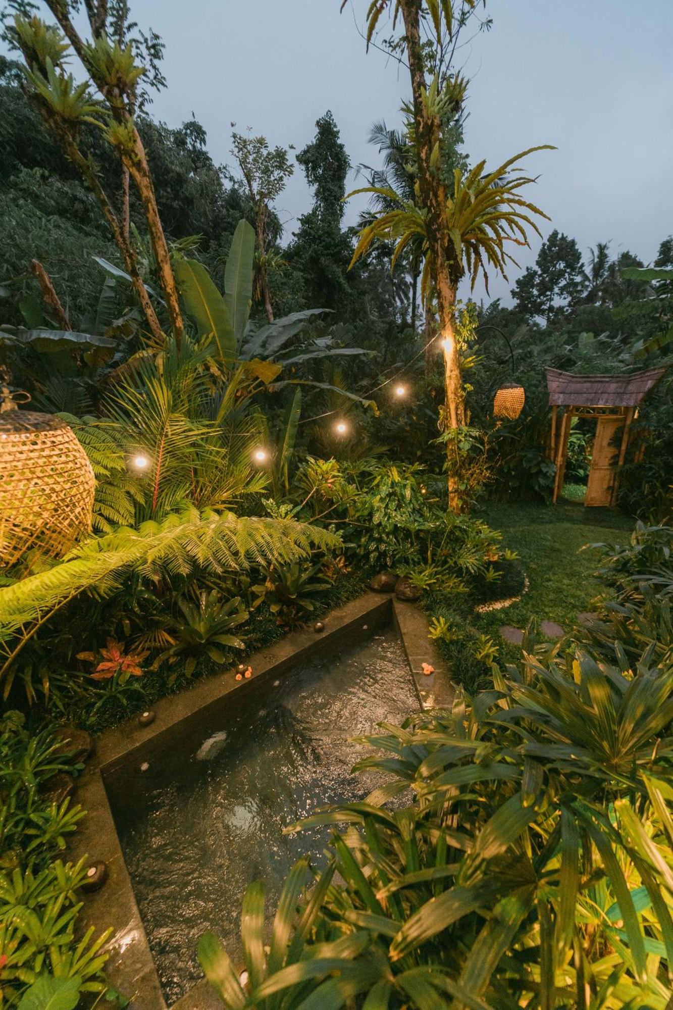Вілла Arcada Bali Bamboo House Сідемен Екстер'єр фото