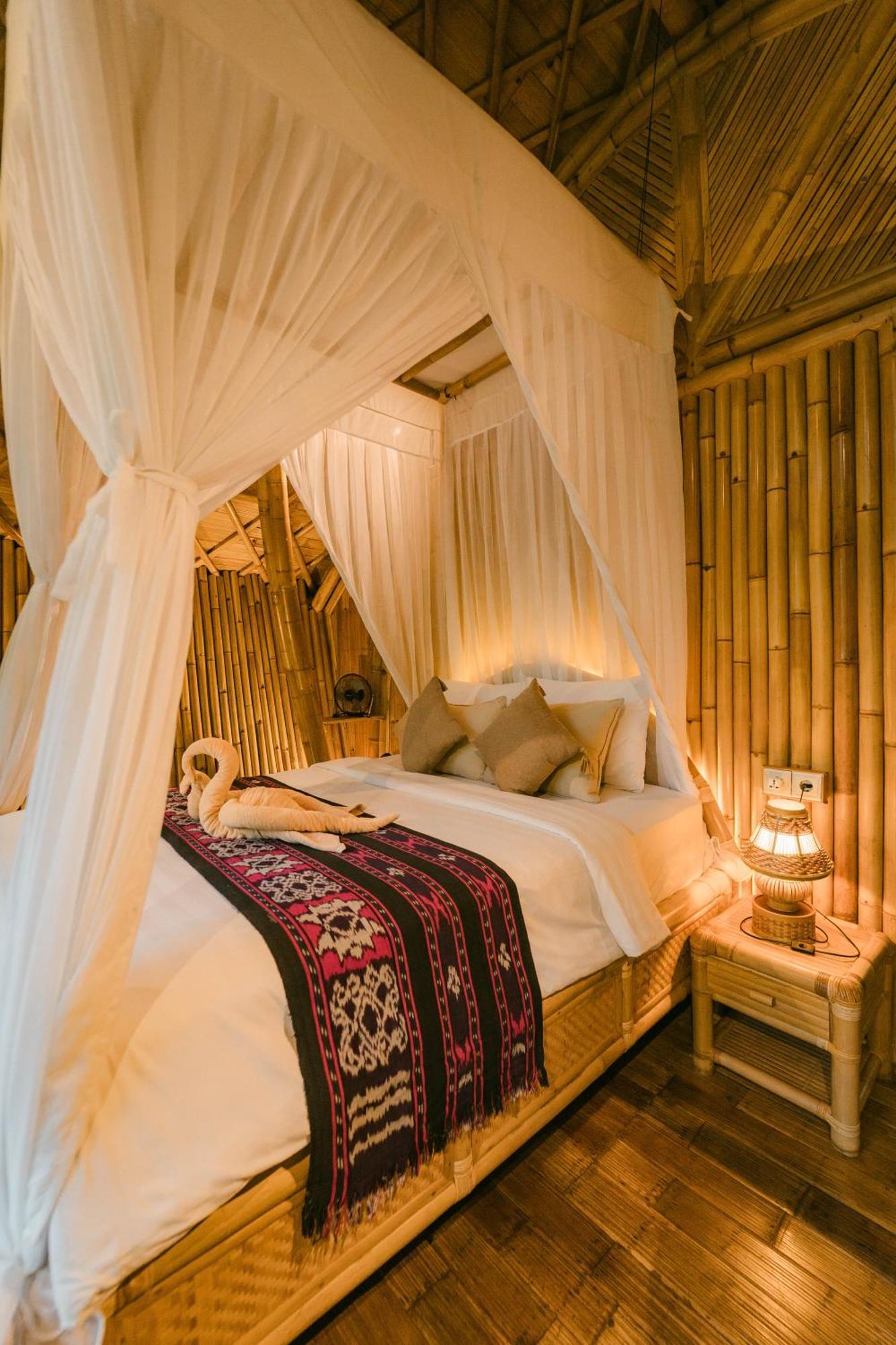 Вілла Arcada Bali Bamboo House Сідемен Екстер'єр фото