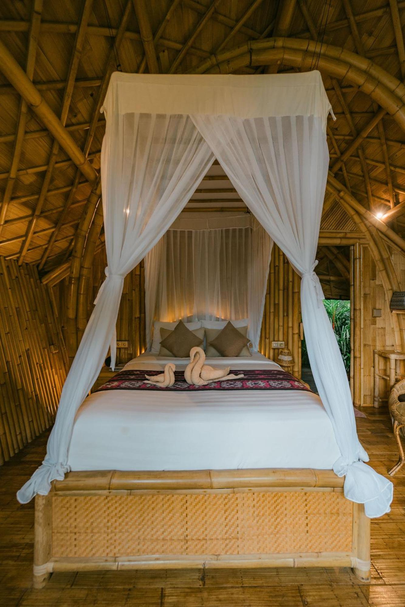 Вілла Arcada Bali Bamboo House Сідемен Екстер'єр фото