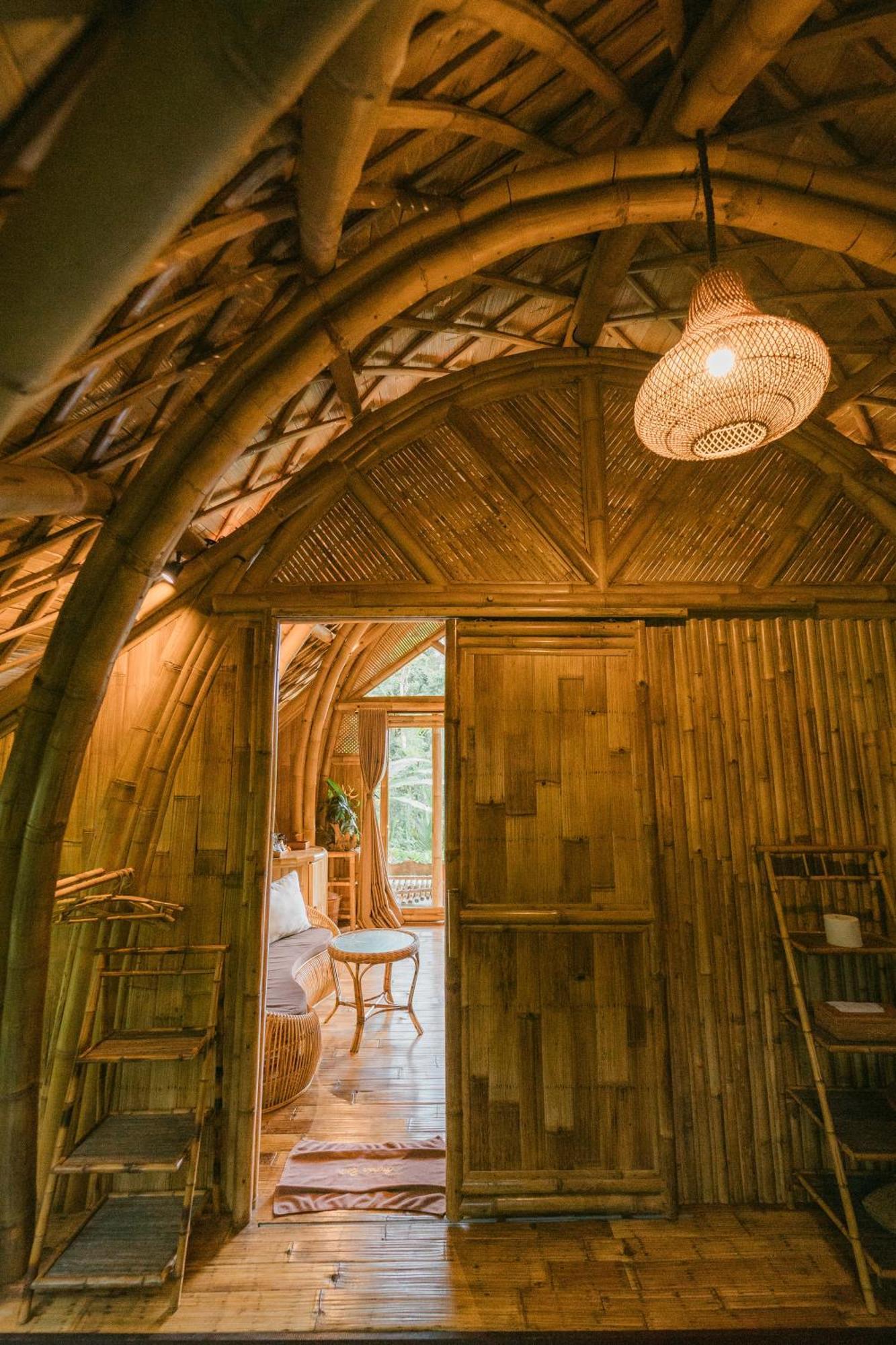 Вілла Arcada Bali Bamboo House Сідемен Екстер'єр фото