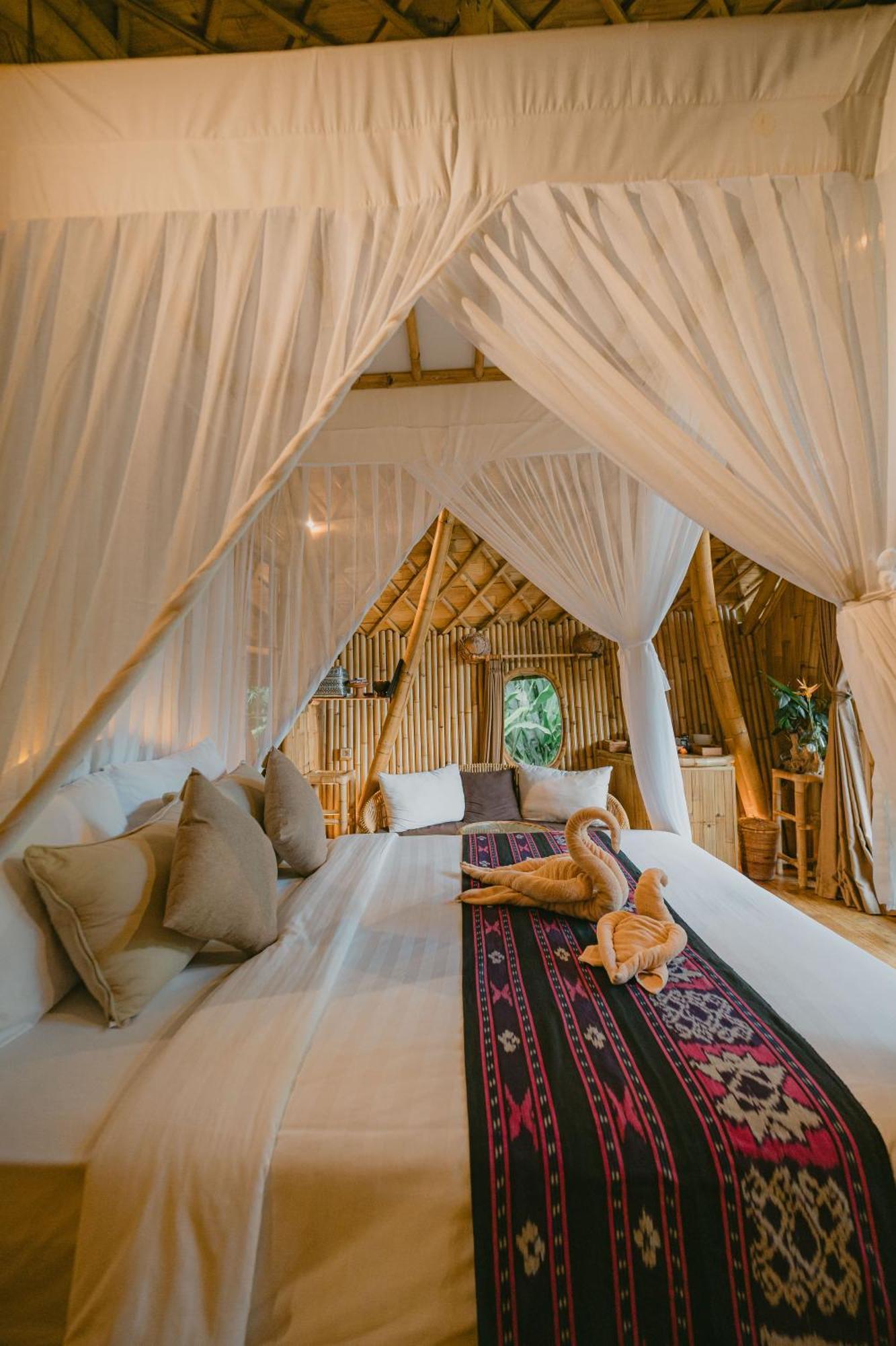 Вілла Arcada Bali Bamboo House Сідемен Екстер'єр фото