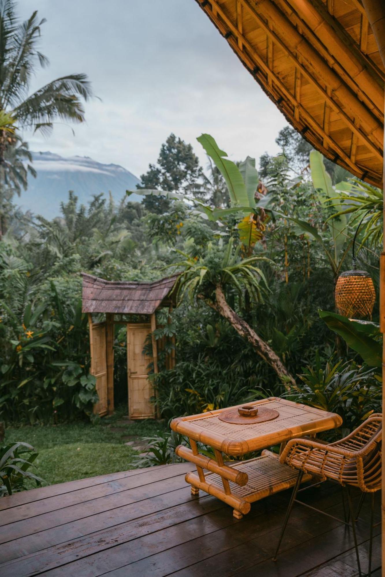 Вілла Arcada Bali Bamboo House Сідемен Екстер'єр фото