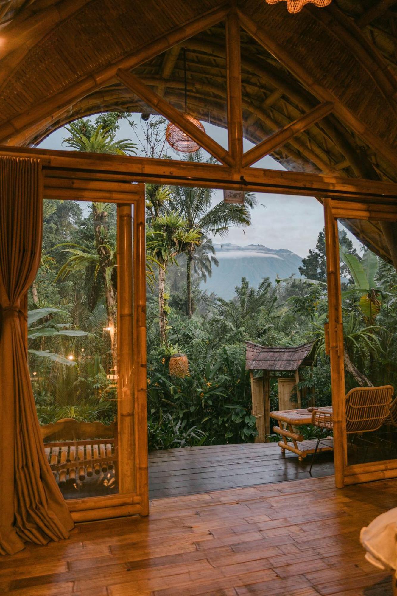 Вілла Arcada Bali Bamboo House Сідемен Екстер'єр фото