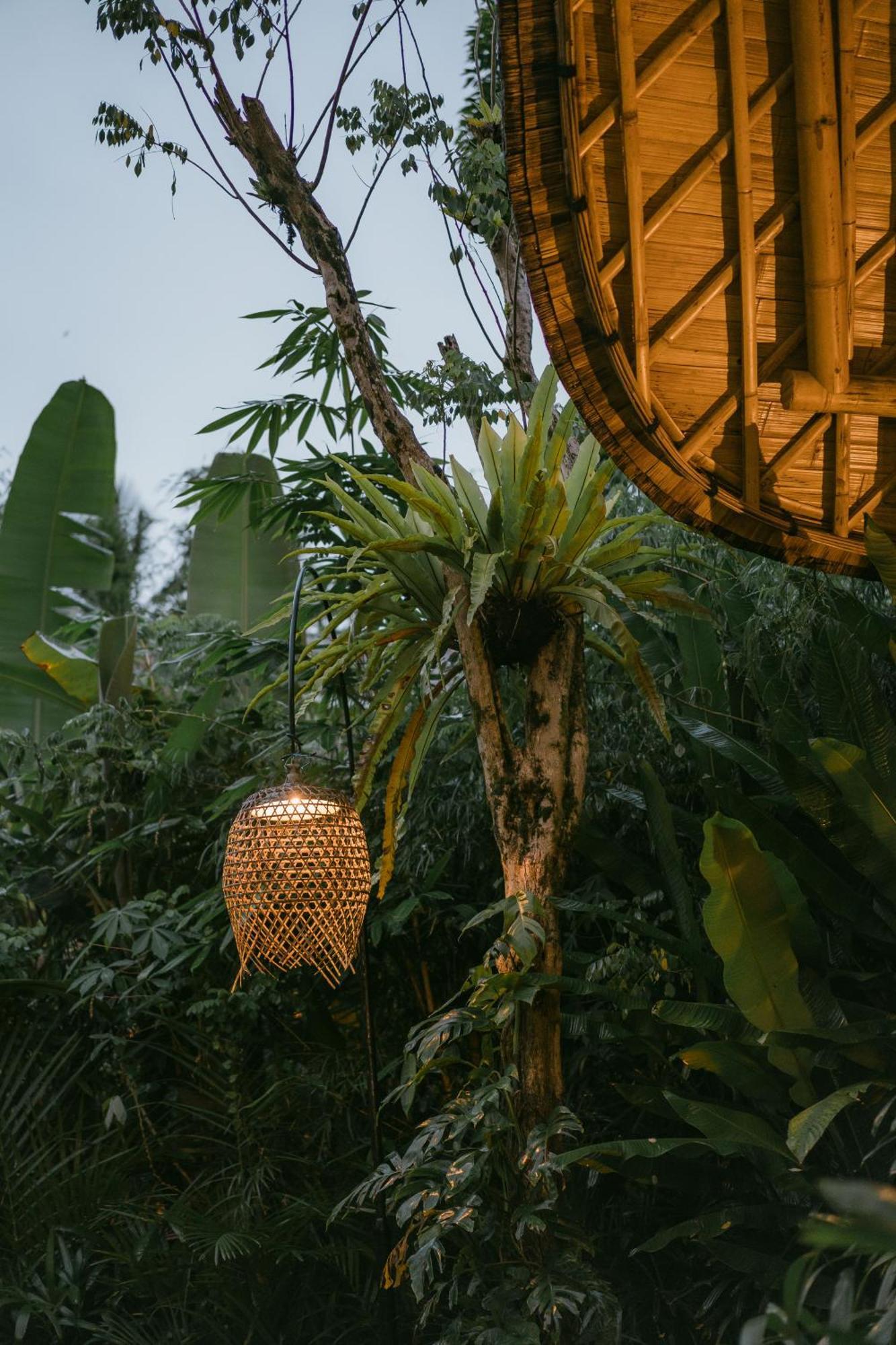 Вілла Arcada Bali Bamboo House Сідемен Екстер'єр фото