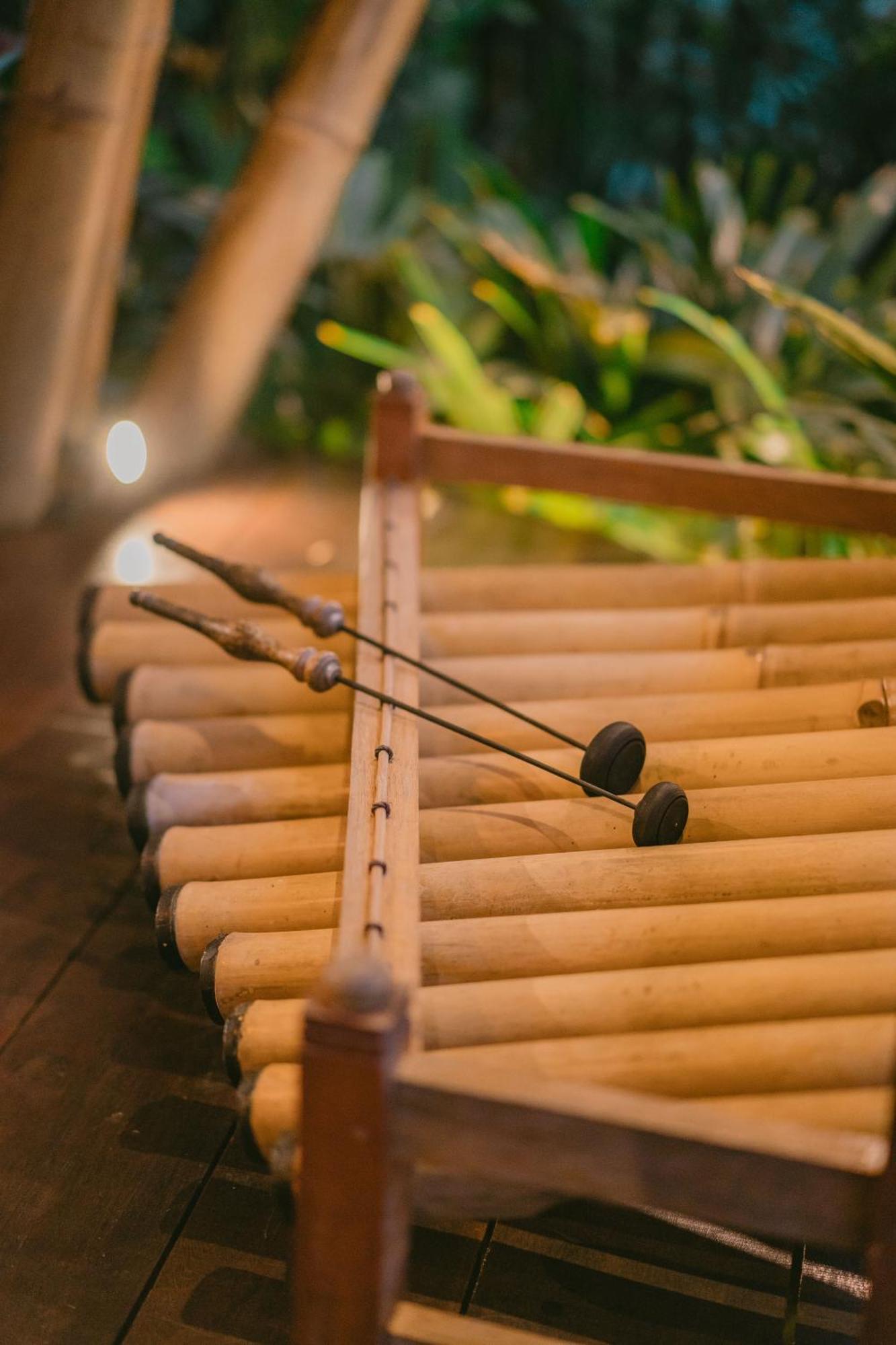 Вілла Arcada Bali Bamboo House Сідемен Екстер'єр фото