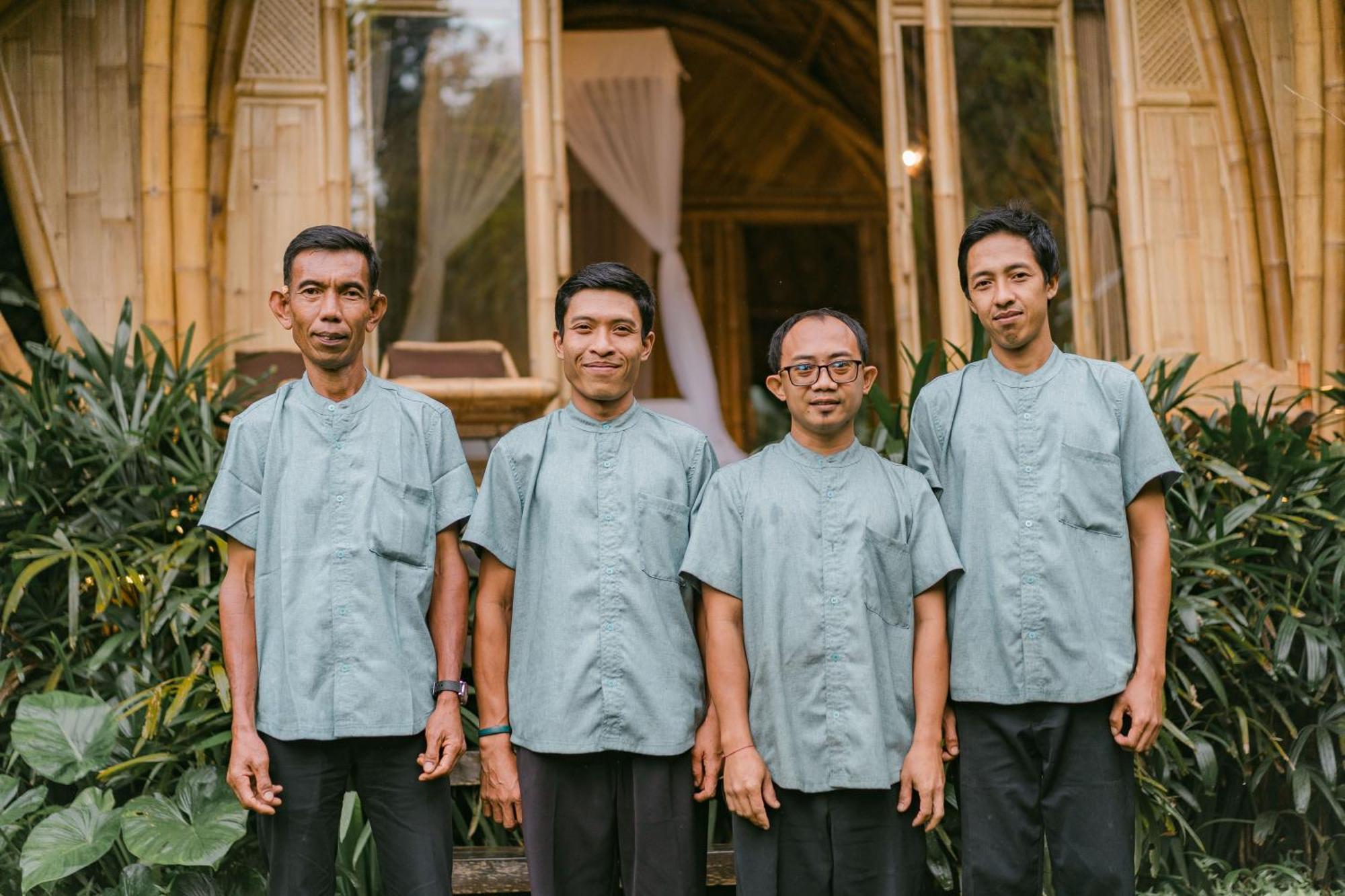 Вілла Arcada Bali Bamboo House Сідемен Екстер'єр фото